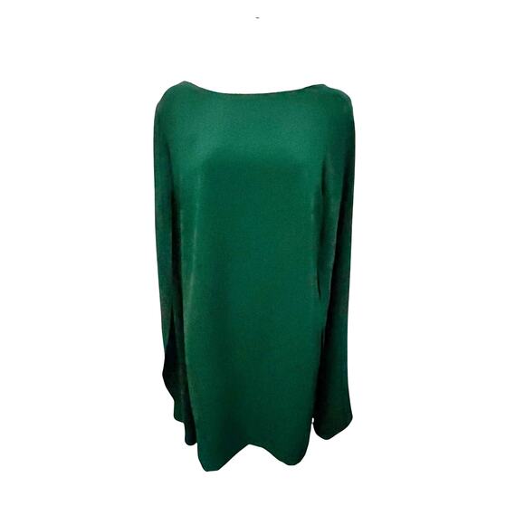 NWT Ralph Lauren Green Arm Drape Dress – Size 12 - Picture 1 of 6